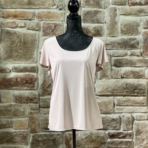NWOT Express- Pink Petal Sleeve Blouse, Size XL